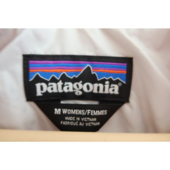 Patagonia Nano Puff Pullover Puffer Jacket Quarter Zip Quilted Red Womens Medium - Picture 4 of 7